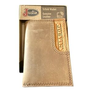 Justin Trifold Wallet | Genuine Leather | RFID Blocking